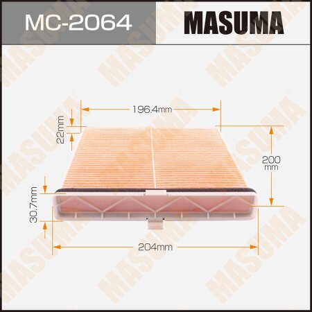 Cabin air filter Masuma, MC-2064