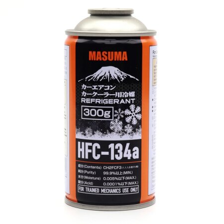 Freon Masuma, R134a, thread М14х1.25, gas cylinder 300g, HFC-134a