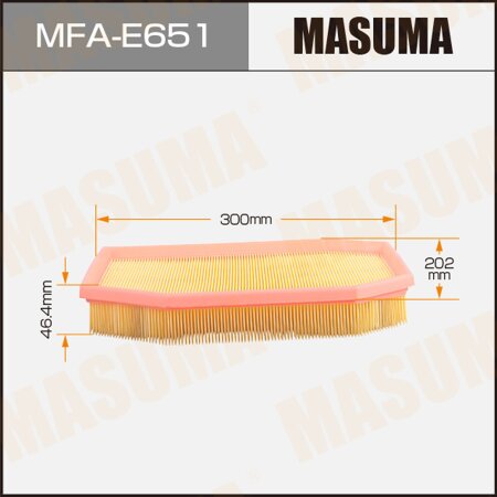 Air filter Masuma, MFA-E651