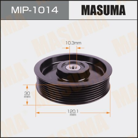 Drive belt idler pulley Masuma, MIP-1014