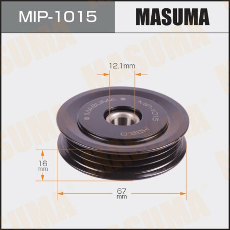 Drive belt tensioner pulley Masuma, MIP-1015