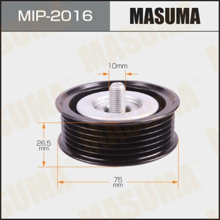 Drive belt idler pulley Masuma, MIP-2016