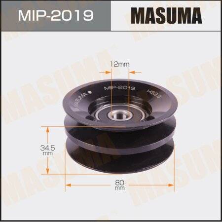 Drive belt tensioner pulley Masuma, MIP-2019