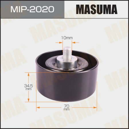 Drive belt idler pulley Masuma, MIP-2020