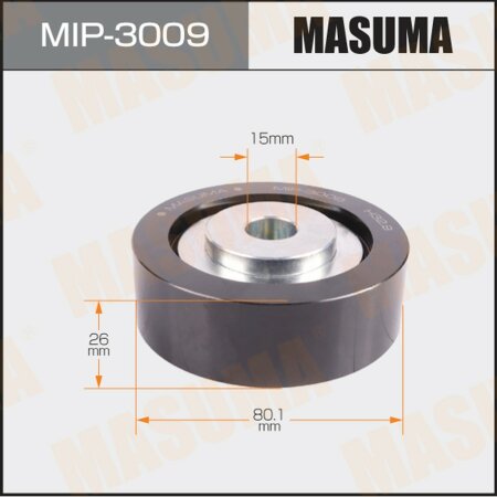 Drive belt idler pulley Masuma, MIP-3009