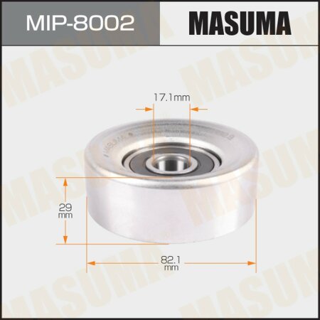 Drive belt idler pulley Masuma, MIP-8002