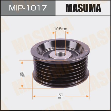 Drive belt idler pulley Masuma, MIP-1017