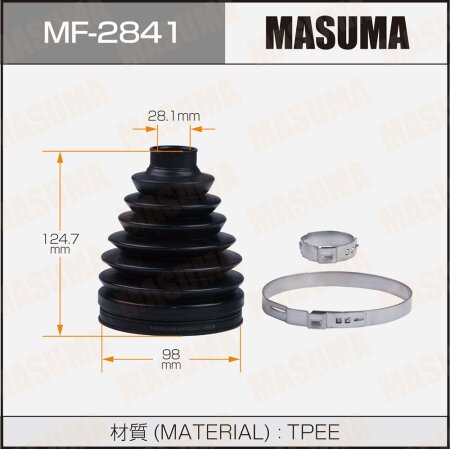 CV Joint boot Masuma (plastic), MF-2841