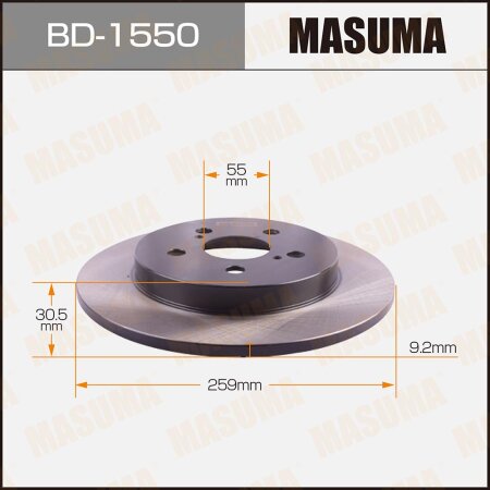 Brake disk Masuma, BD-1550