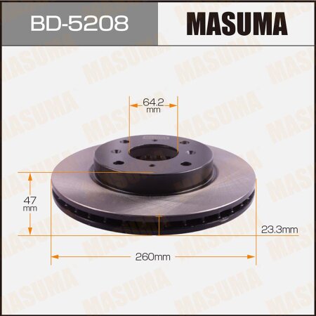 Brake disk Masuma, BD-5208