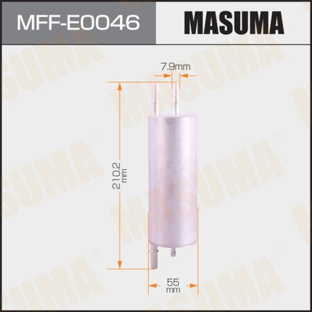 Fuel filter Masuma, MFF-E0046