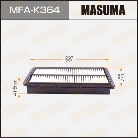 Air filter Masuma, MFA-K364