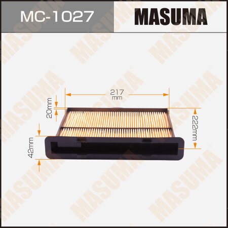 Cabin air filter Masuma, MC-1027