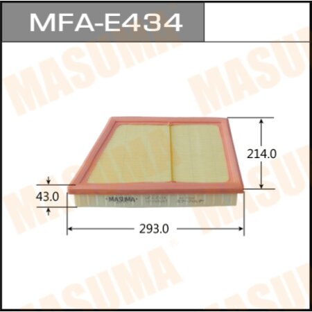 Air filter Masuma, MFA-E434