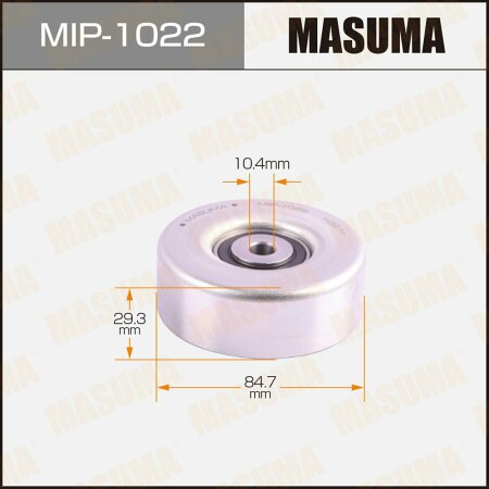 Drive belt idler pulley Masuma, MIP-1022