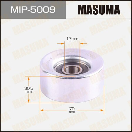 Drive belt tensioner pulley Masuma, MIP-5009