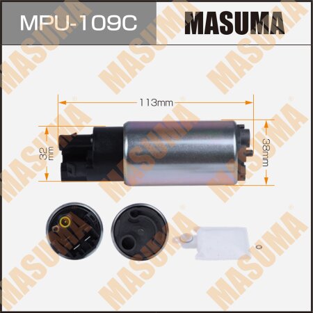 Fuel pump Masuma (mesh included MPU-040), carbon commutator, MPU-109C