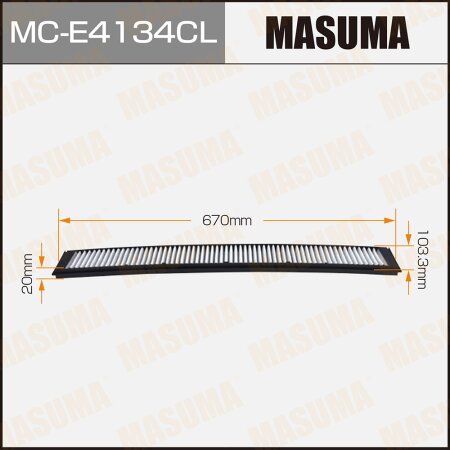 Cabin air filter Masuma charcoal, MC-E4134CL