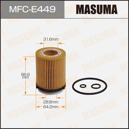 Oil filter Masuma, MFC-E449