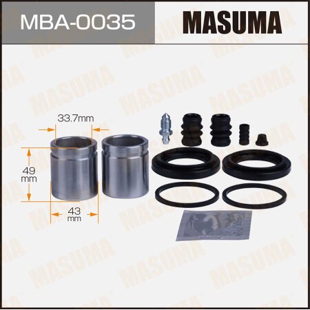 Brake caliper repair kit Masuma with piston d-43, MBA-0035