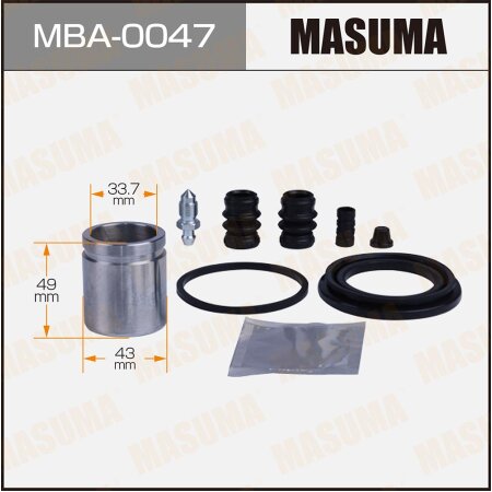 Brake caliper repair kit Masuma with piston d-43, MBA-0047