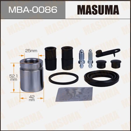 Brake caliper repair kit Masuma with piston d-42, MBA-0086