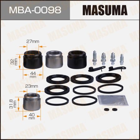 Brake caliper repair kit Masuma with piston d-40/44, MBA-0098