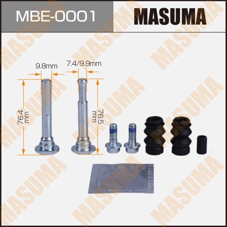 Brake caliper guide pin repair kit Masuma (guide pin included), MBE-0001