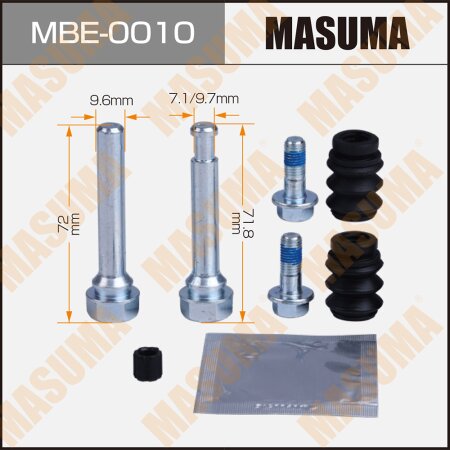 Brake caliper guide pin repair kit Masuma (guide pin included), MBE-0010
