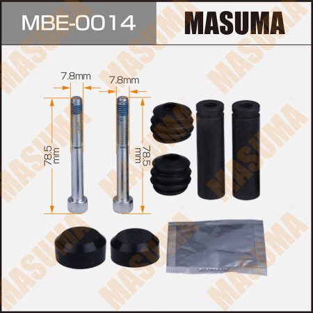 Brake caliper guide pin repair kit Masuma (guide pin included), MBE-0014
