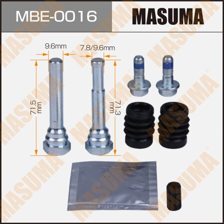 Brake caliper guide pin repair kit Masuma (guide pin included), MBE-0016