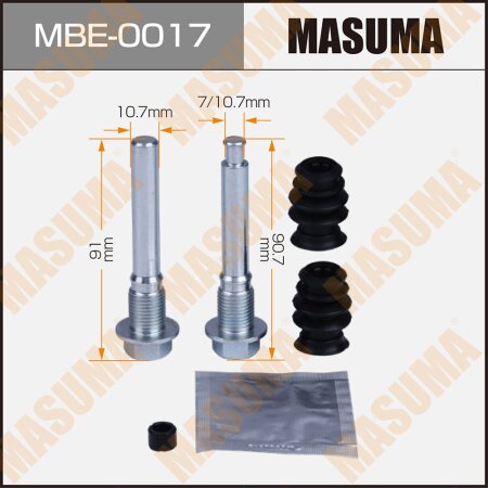Brake caliper guide pin repair kit Masuma (guide pin included), MBE-0017