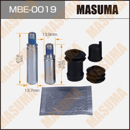 Brake caliper guide pin repair kit Masuma (guide pin included), MBE-0019