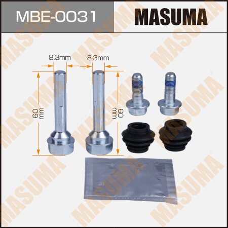 Brake caliper guide pin repair kit Masuma (guide pin included), MBE-0031