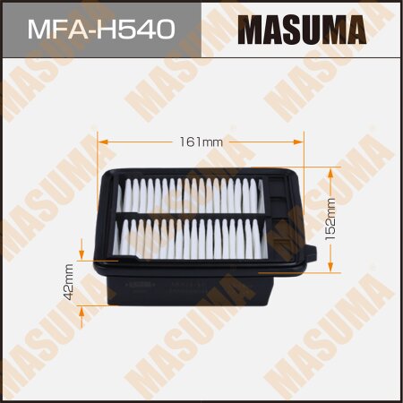 Air filter Masuma, MFA-H540