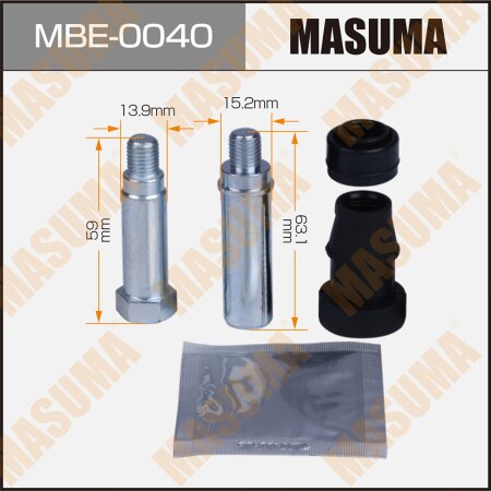 Brake caliper guide pin repair kit Masuma (guide pin included), MBE-0040