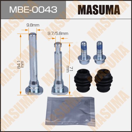 Brake caliper guide pin repair kit Masuma (guide pin included), MBE-0043