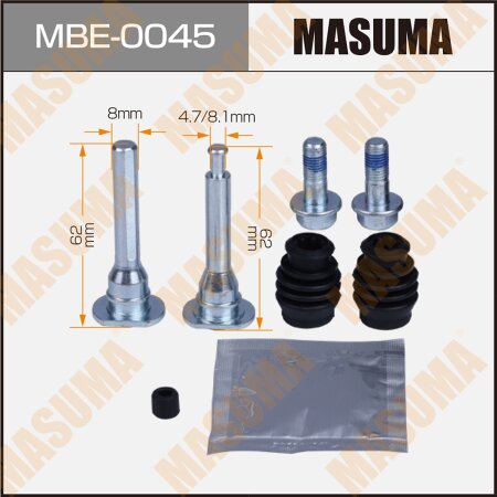 Brake caliper guide pin repair kit Masuma (guide pin included), MBE-0045