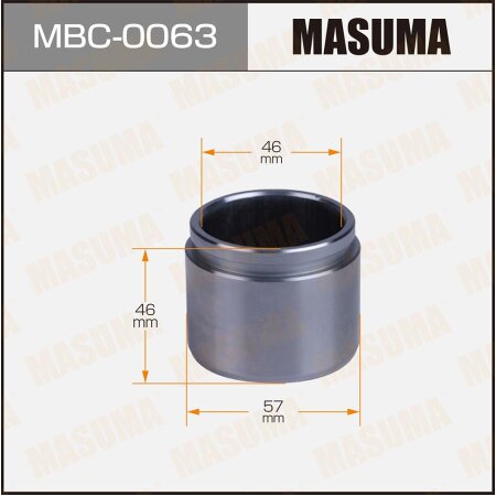 Brake caliper piston Masuma d-57, MBC-0063