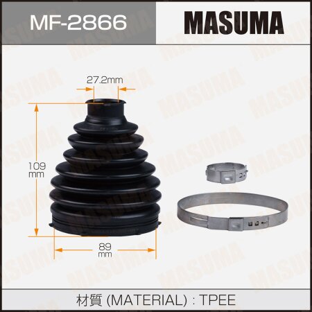 CV Joint boot Masuma (plastic), MF-2866