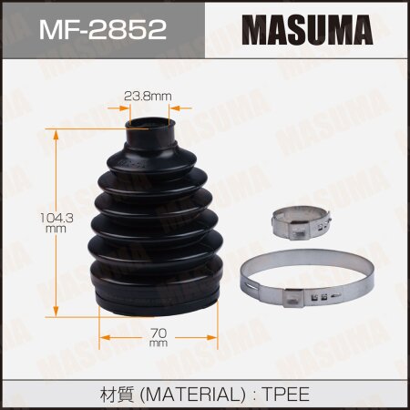 CV Joint boot Masuma (plastic), MF-2852