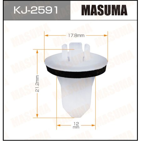 Retainer clip Masuma plastic, KJ-2591