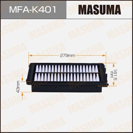 Air filter Masuma, MFA-K401