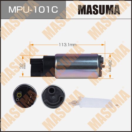 Fuel pump Masuma (mesh included MPU-002), carbon commutator, MPU-101C