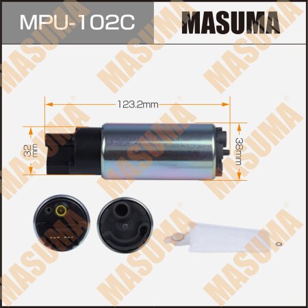 Fuel pump Masuma (mesh included MPU-002), carbon commutator, MPU-102C