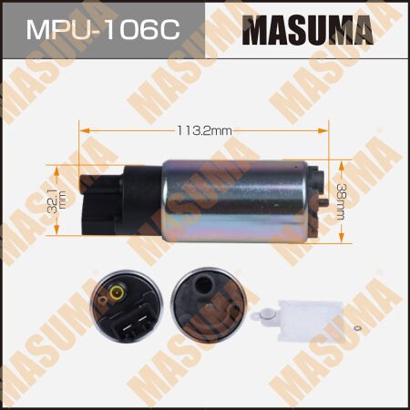 Fuel pump Masuma (mesh included MPU-040), carbon commutator, MPU-106C