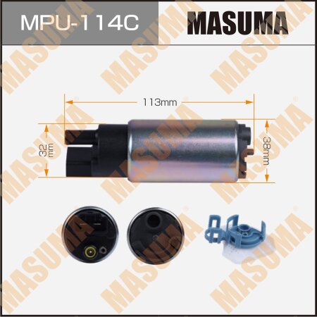 Fuel pump Masuma (mesh included MPU-041), carbon commutator, MPU-114C