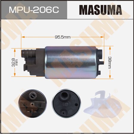 Fuel pump Masuma (mesh included MPU-030), carbon commutator, MPU-206C