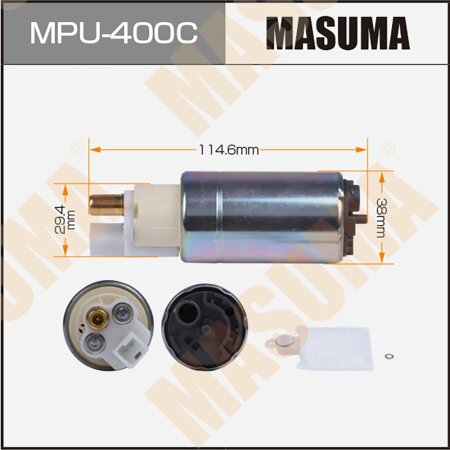 Fuel pump Masuma (mesh included MPU-040), carbon commutator, MPU-400C