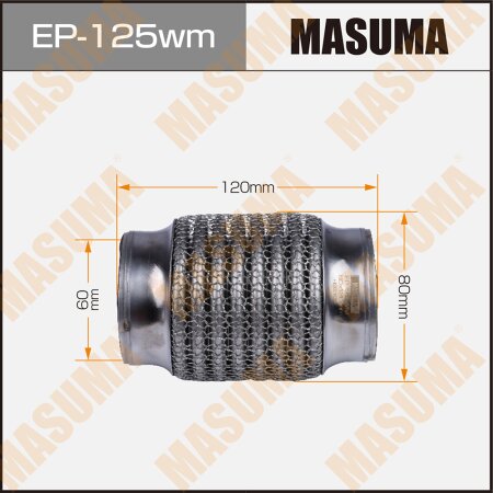 Flex pipe Masuma wiremesh 60x120 , EP-125wm